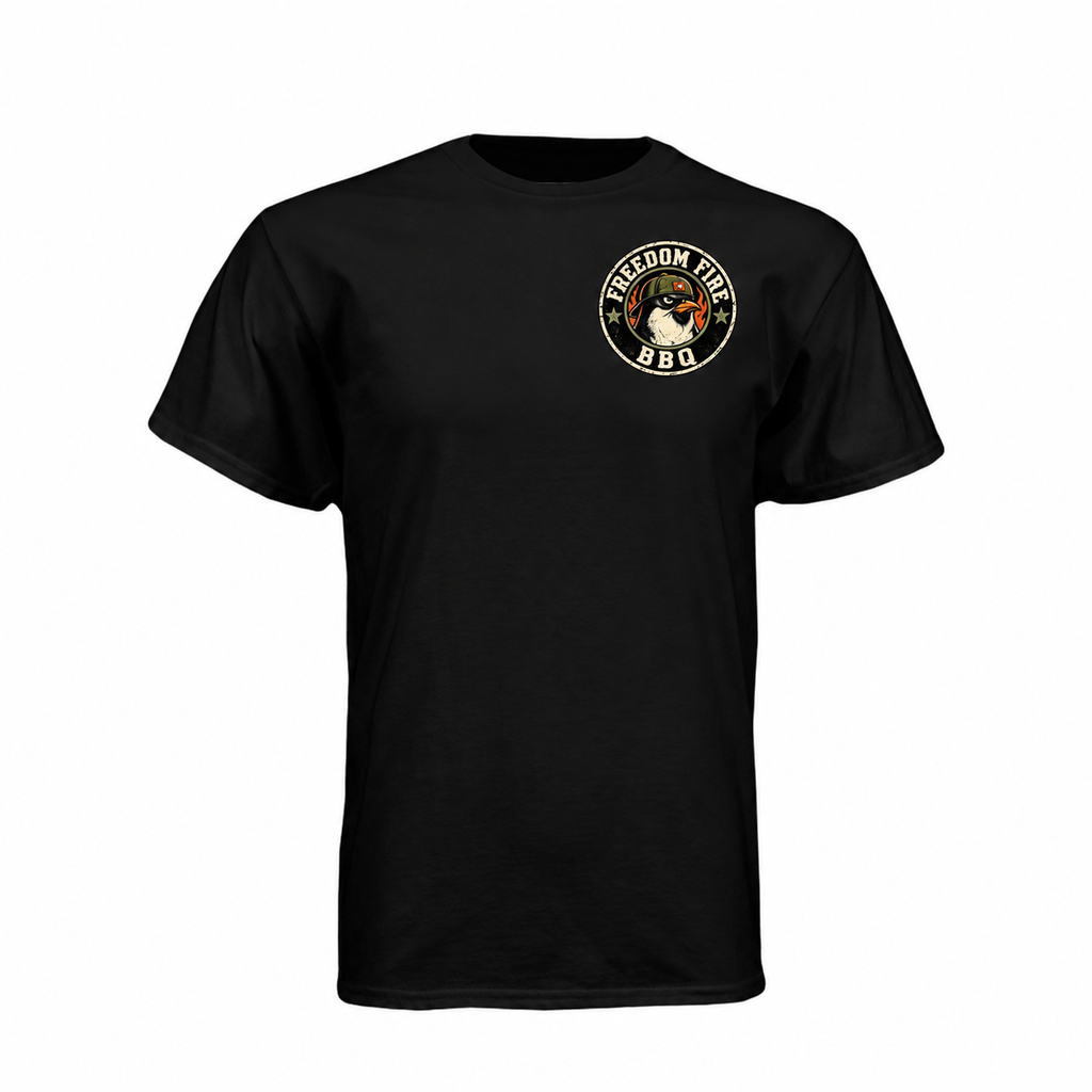 Flight Was Never an Option Tee front, black