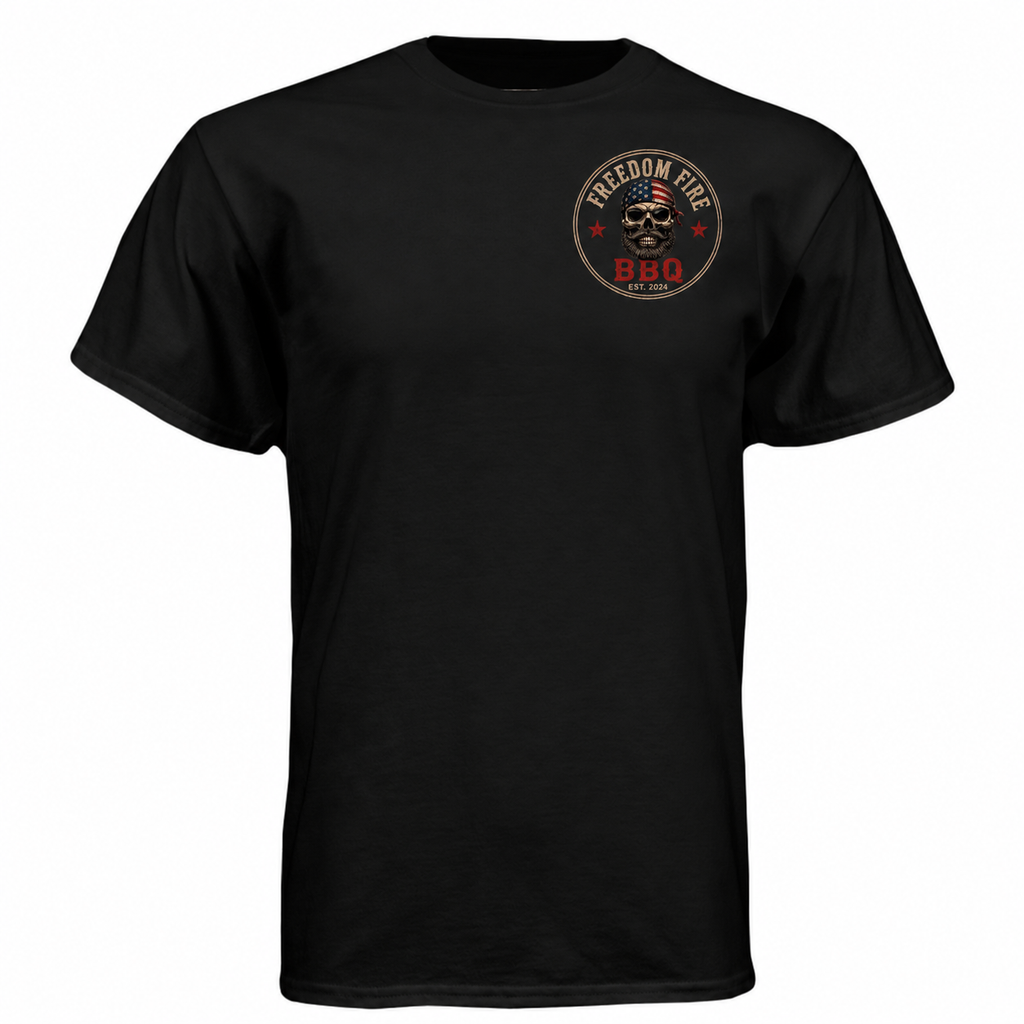 Skully Tee front, black