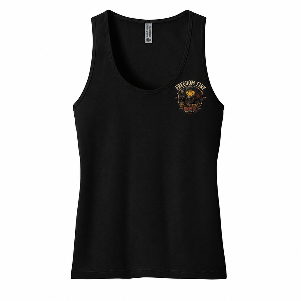 Smoke Therapy Women's Tank front, black