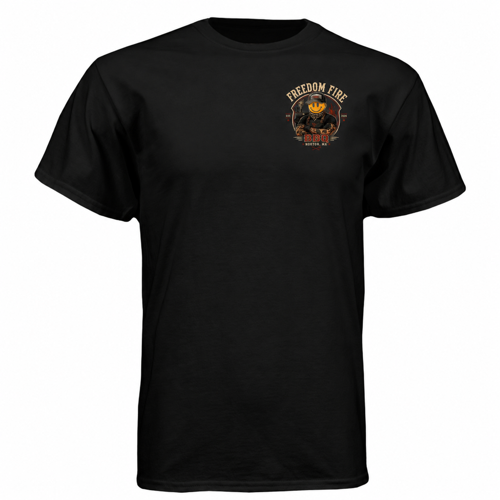 Smoke Therapy Tee front, black